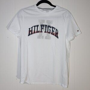 Tommy Hilfiger White Logo T-Shirt Men’s Size M